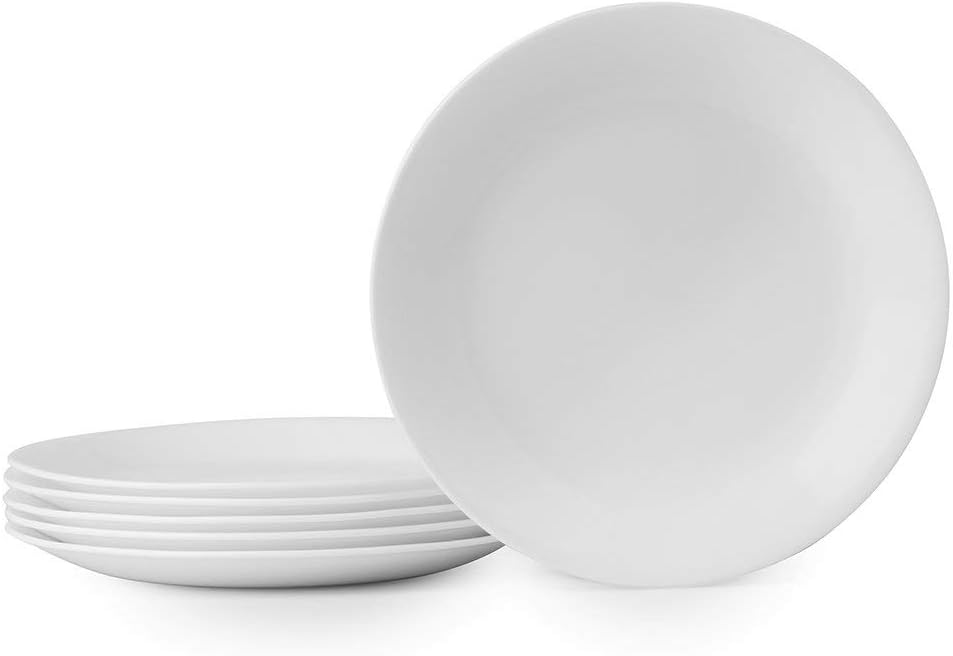 Corelle Winter Frost White Vitrelle Glass Dinnerware Sets