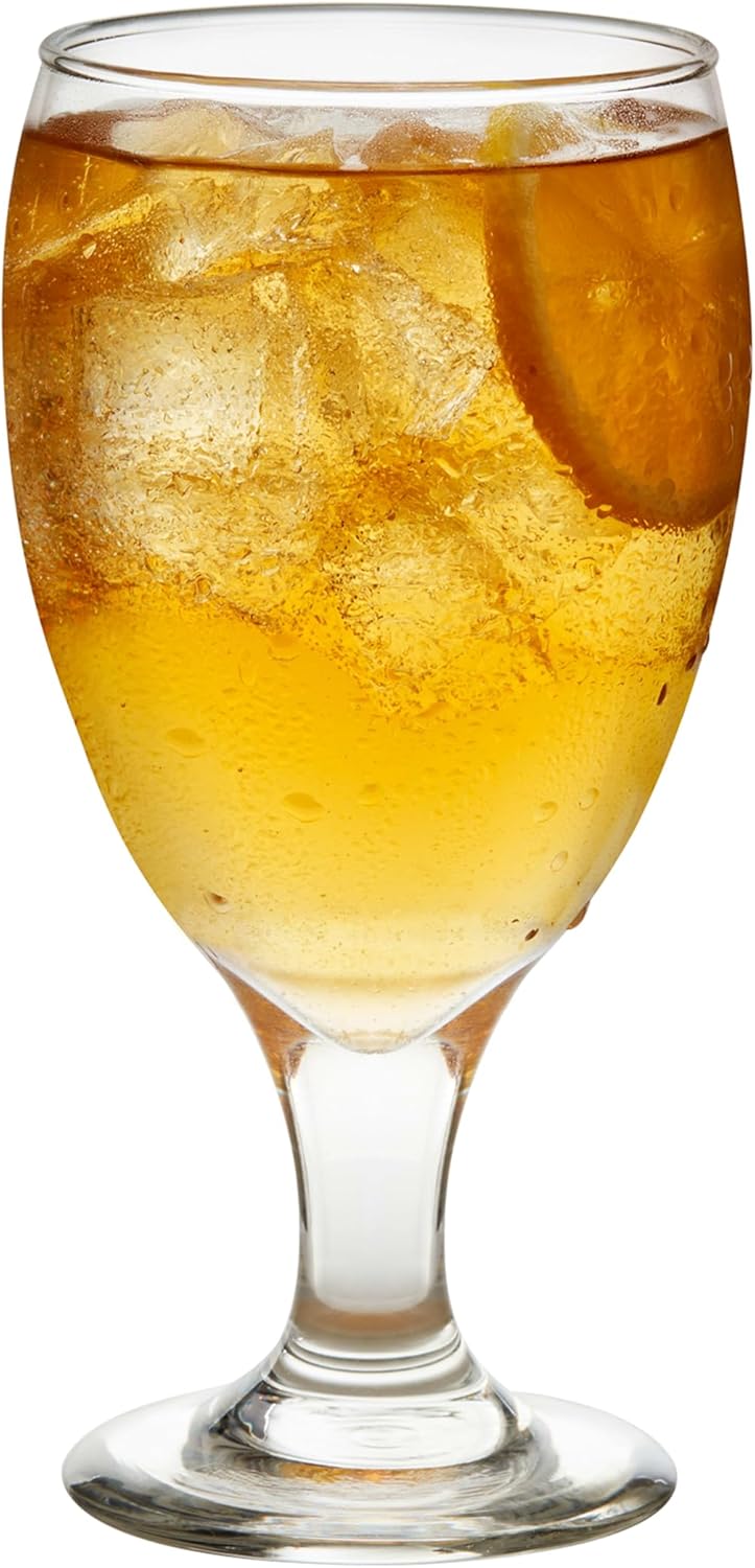 Libbey Classic Glass Goblets - Set of 12/8/6