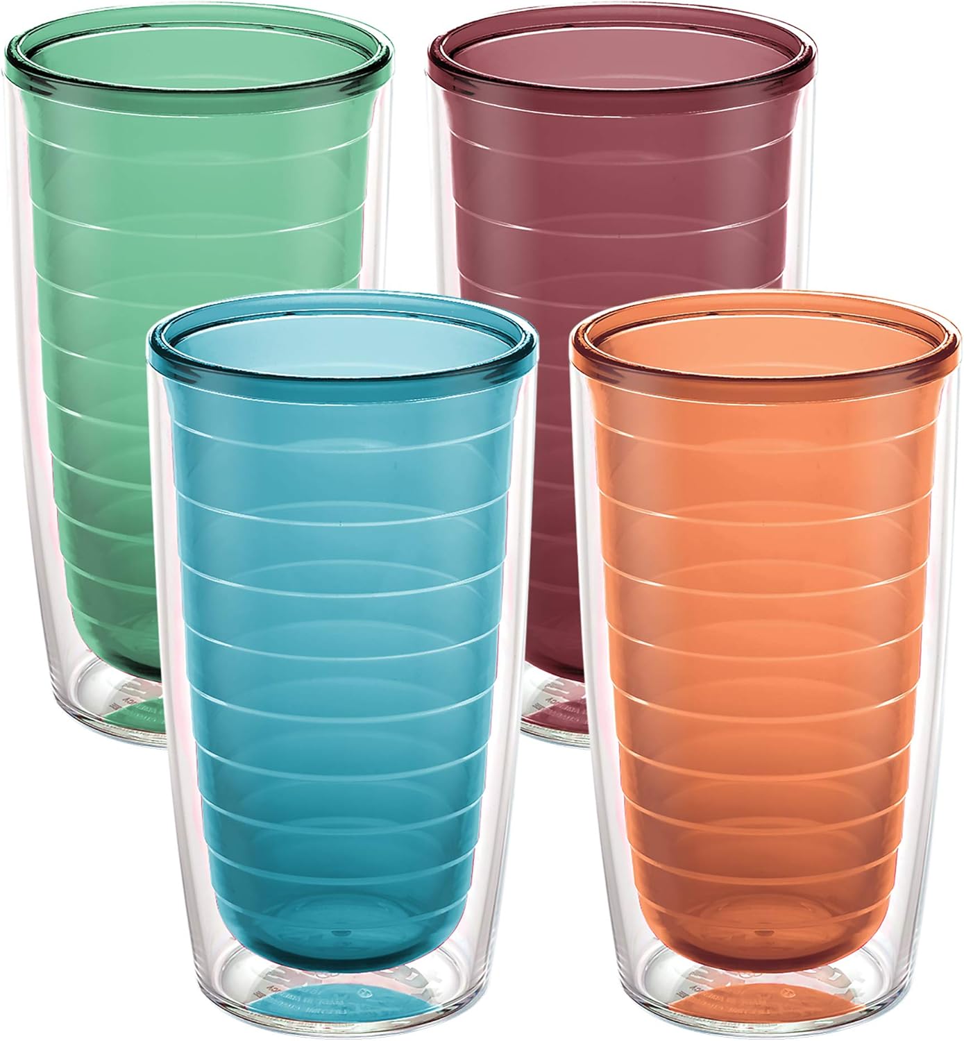 Tervis 16oz Insulated Tumblers - 4pk, Made in USA