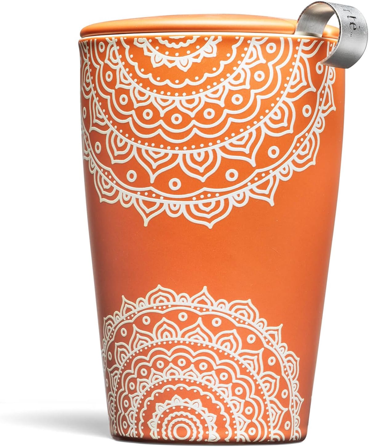 Tea Forte Kati Cup: Infuser, Lid, Double-Wall Ceramic